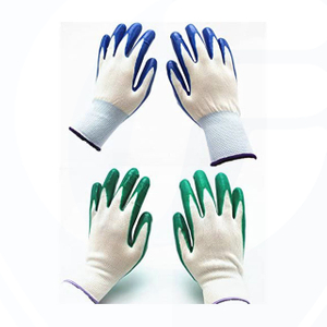Gants de protection de travail en nylon/polyester avec revêtement PU